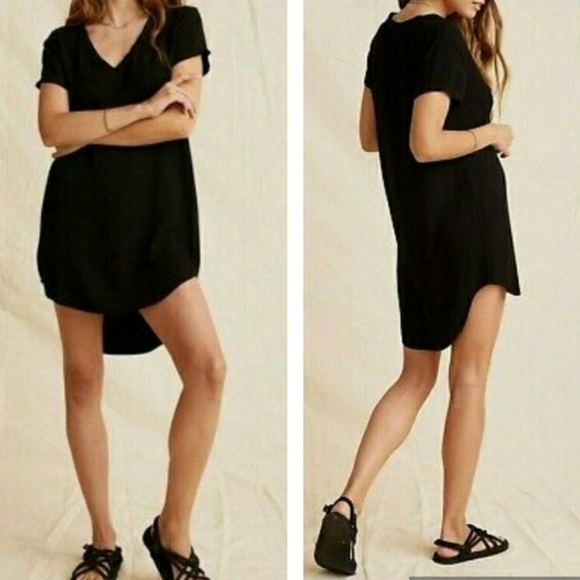 ANTHROPOLOGIE Black V-NECK SLEEVELESS HI-LOW HEM SIZE S - Picture 1 of 13